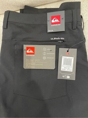 Quiksilver Men’s Slim Fit Black Pants